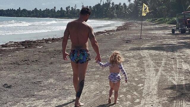 Ricky Martin festejó su día junto a su hija.