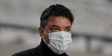 Marcelo Gallardo prepara los últimos detalles para la vuelta con Atlético Mineiro