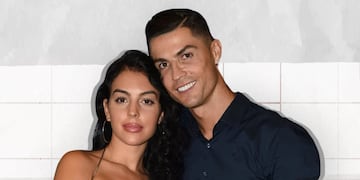 Georgina Rodríguez y Cristiano Ronaldo.