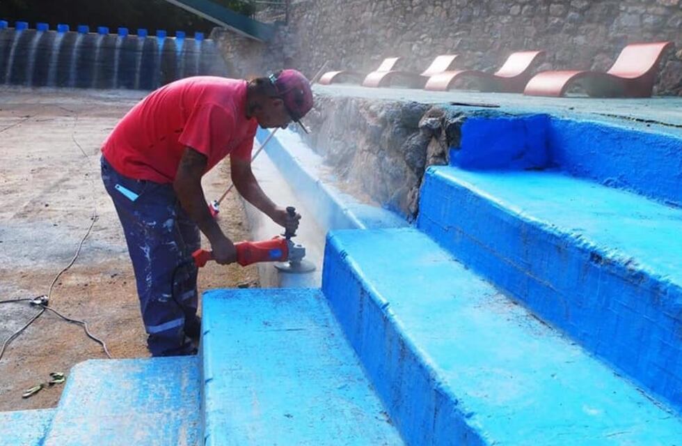 La Cumbre alista su balneario para recibir a los turistas
