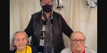 Catalina y Emilia, las primas centenarias de General Cabrera