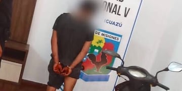 Un hombre fue detenido luego de intentar robar una motocicleta en Puerto Iguazú.