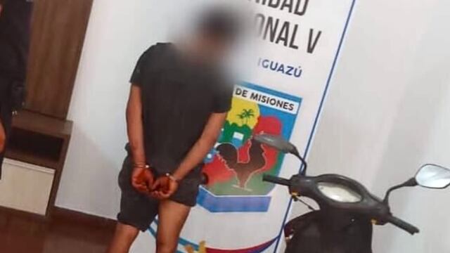 Un hombre fue detenido luego de intentar robar una motocicleta en Puerto Iguazú.