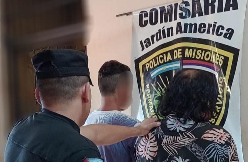 Jardín América: dos detenidos acusados de lesionar a otro con arma de fuego