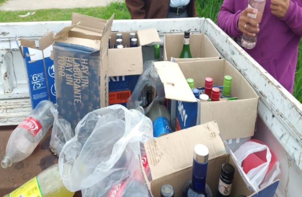Desecharon bebidas alcohólicas secuestradas en controles