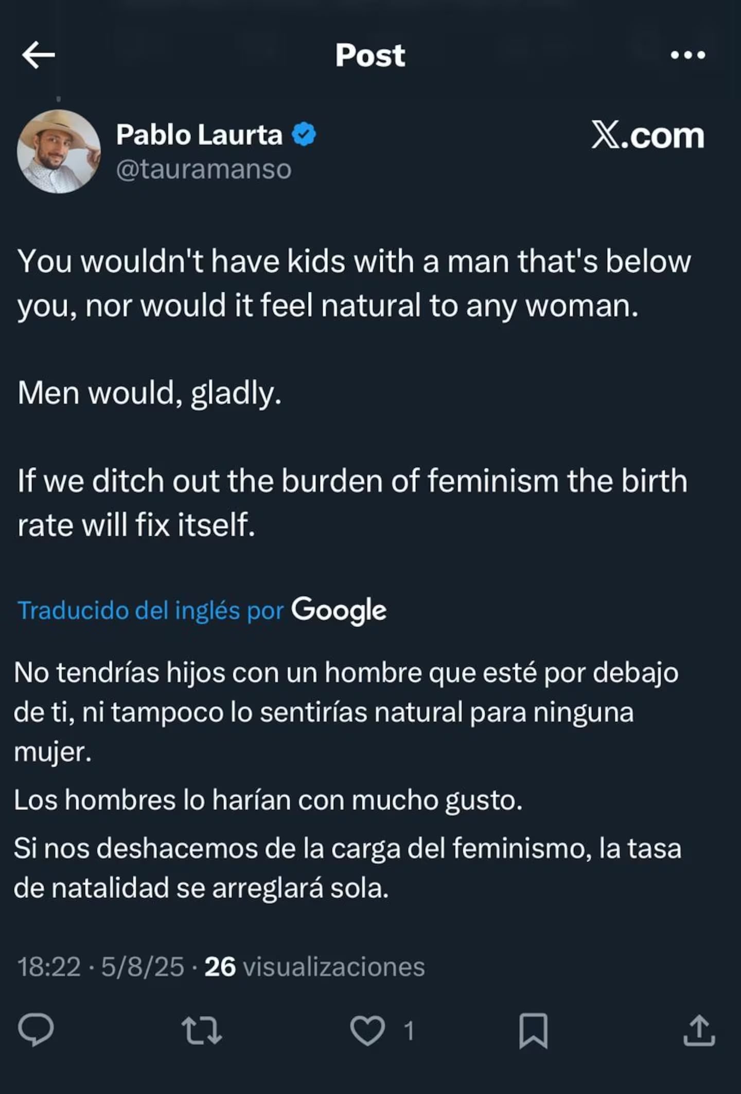 Mensajes en redes.