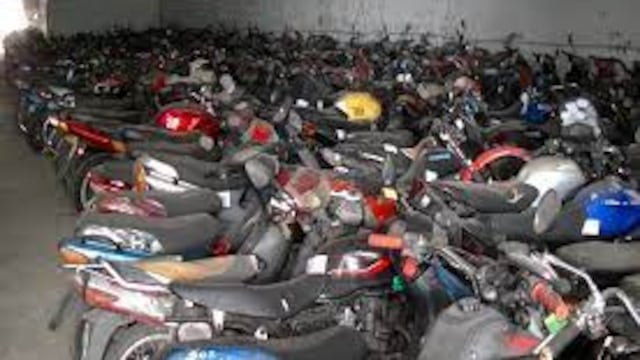 7000 motos retenidas en operativos vehicular esperan ser compactadas