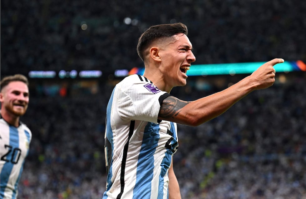 El tierno posteo de la novia del cordobés Nahuel Molina tras su primer gol en el Mundial Qatar 2022