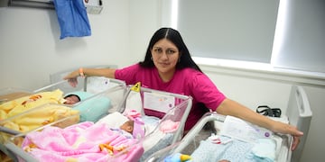 Nacieron los únicos trillizos del 2025 en Córdoba. (José Gabriel Hernández / La Voz)