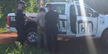 Terminó detenido por violencia de género contra su pareja en Colonia Mado.