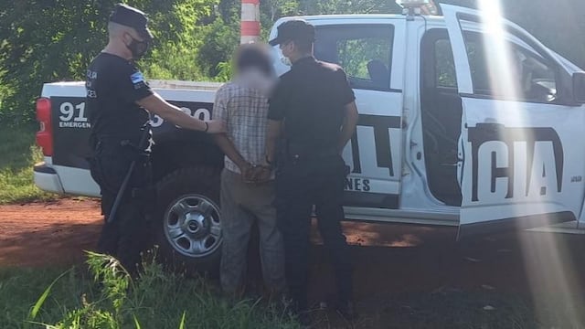 Terminó detenido por violencia de género contra su pareja en Colonia Mado.