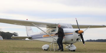 Así es el aeroclub de Tandil