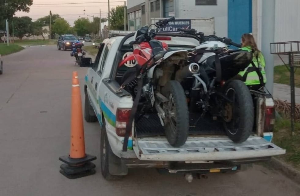 Peligrosos motociclistas recorren Rafaela