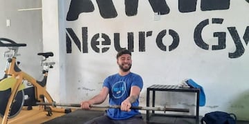 Santiago Milanesio (26), futuro Profesor de Educación Física. Foto: Instagram @milanga9