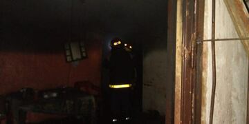 El incendio fue controlado por personal policial de la División de Bomberos Oeste de Posadas.