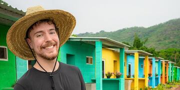 Quién es MrBeast, el youtuber estadounidense que regaló 10 casas a familias en Argentina.