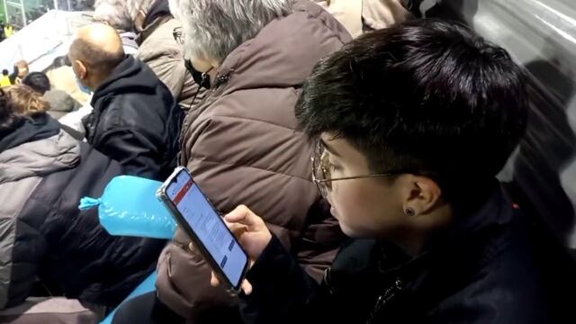 El joven rindió el examen desde la platea Heredia y terminó aprobando.