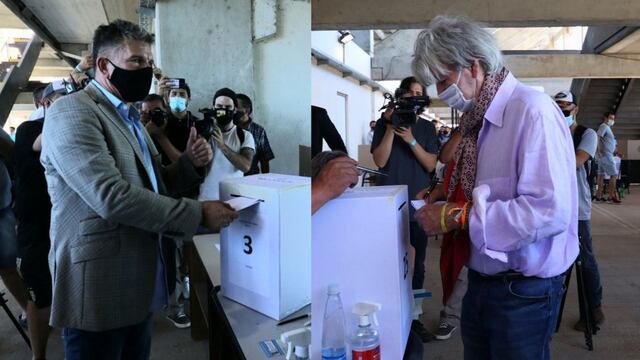 Los dos candidatos a presidente del club pirata ya realizaron su votación.
