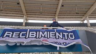 El despliegue de banderas de Talleres en las tribunas del estadio Mario Alberto Kempes cada vez que juega de local.