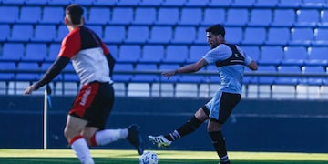 Lucas Passerini no repitió ante Instituto la actuación de la victoria de Belgrano ante San Martín de San Juan (Prensa Belgrano).