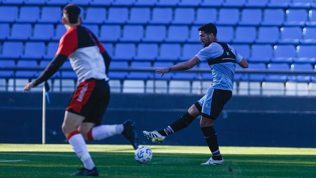 Lucas Passerini no repitió ante Instituto la actuación de la victoria de Belgrano ante San Martín de San Juan (Prensa Belgrano).