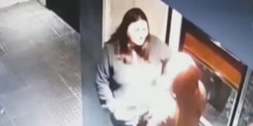 Momentos previos a la agresión.