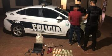 Detuvieron a un hombre con objetos robados de una vivienda en Oberá.