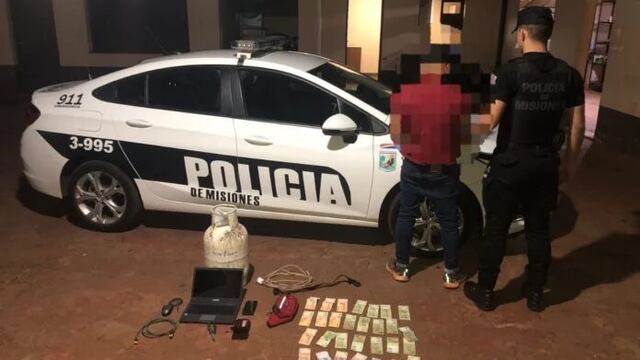 Detuvieron a un hombre con objetos robados de una vivienda en Oberá.