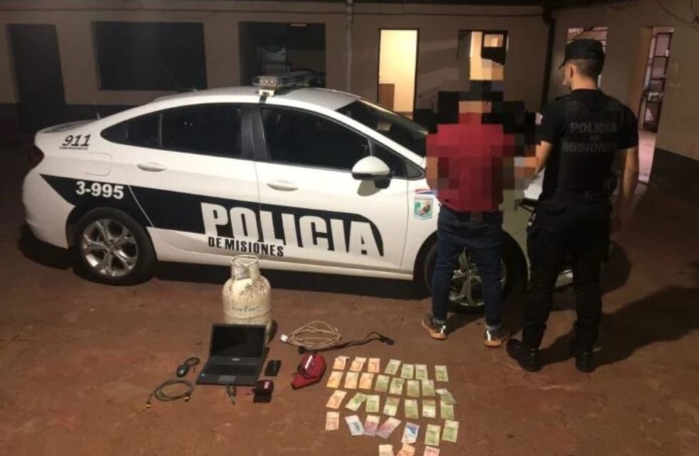 Detuvieron a un hombre con objetos robados de una vivienda en Oberá