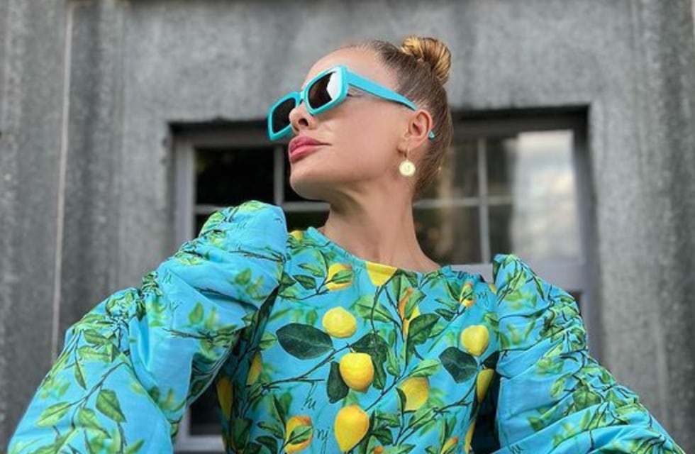 Natalia Jiménez, fan de las tendencias: cuánto vale el lujoso conjunto Versace que lució en redes