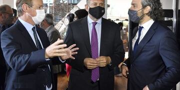 Bordet fue parte de la presentación de "Cancillería Federal".