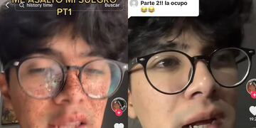 Fue a visitar a su novia, descubrió que su suegro fue el que lo asaltó y su historia se hizo viral en TikTok