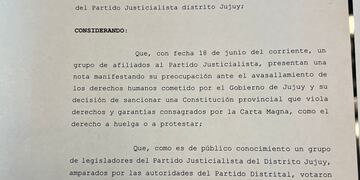 Alberto Fernández pidió la intervención del PJ de Jujuy