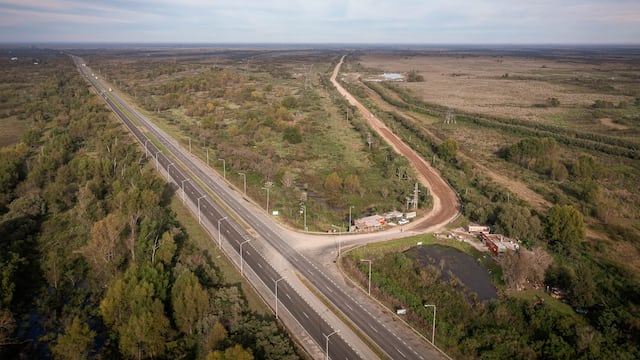 Ruta Nacional 12 y acceso a Ibicuy
