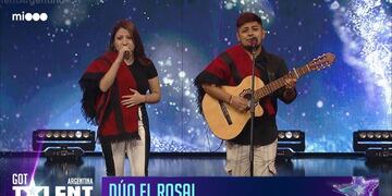 El dúo salteño El Rosal cantó una hermosa zamba en Got Talent Argentina.