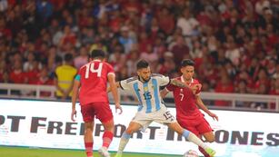 Selección Argentina frente a Indonesia.