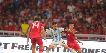 Selección Argentina frente a Indonesia.