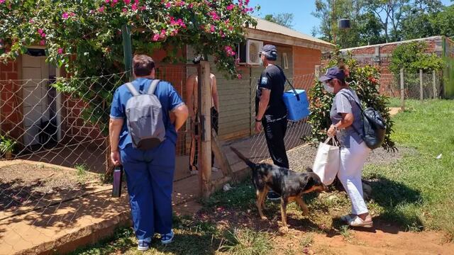 Campaña de vacunación contra la fiebre amarilla en Puerto Iguazú.