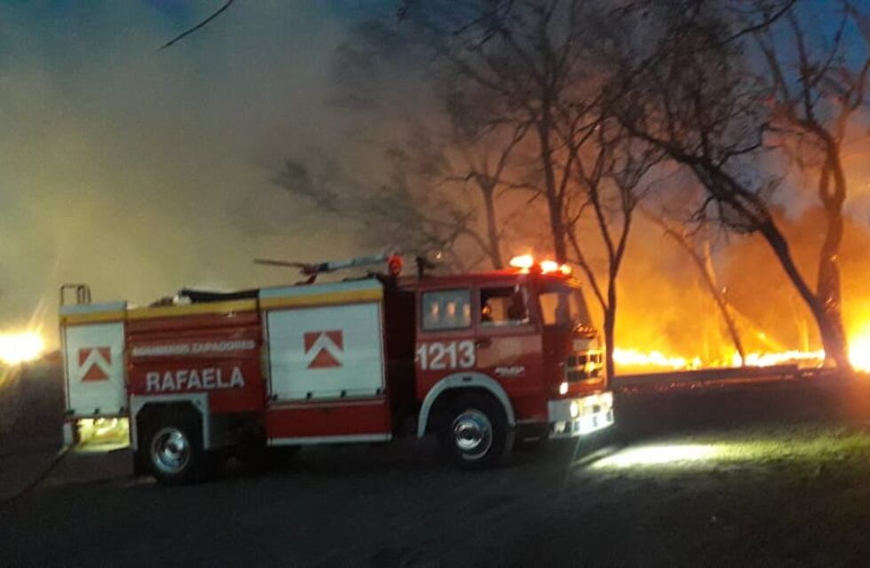Incendio en el depósito de la Red Giro