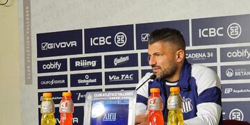Javier Gandolfi, DT de Talleres. "Cobija" dijo que fue legítima la victoria sobre Rosario Central. (Foto: Ramiro Pereyra)