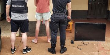 Atraparon a un ladrón en pleno delito y fue detenido en Oberá.