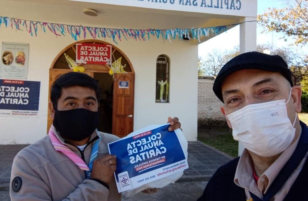Colecta de Cáritas: voluntarios puntaltenses pasarán “puerta a puerta”