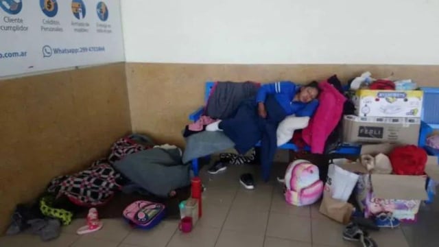 Gracias a la solidaridad de un neuquino, la familia consiguió un lugar para quedarse.