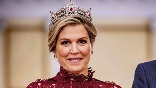 Reina a toda hora: el vestido más hermoso lo usó Máxima Zorreguieta para deslumbrar en la noche de París. (Foto: archivo)