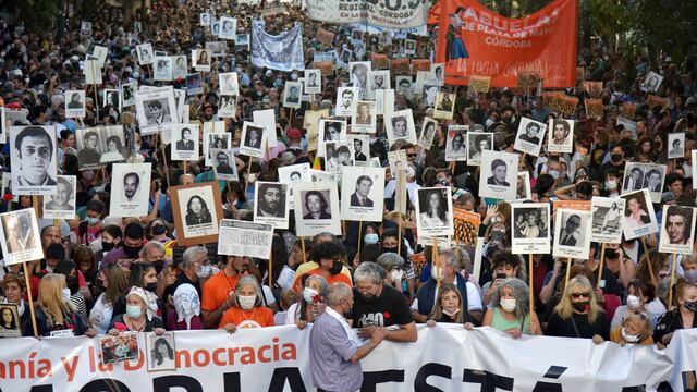 Córdoba. Movilización por el Día de la Memoria por la Verdad y la Justicia.
