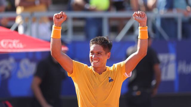 Sebastián Báez festejó en el Córdoba Open 2023. Nuevo campeón (Prensa Córdoba Open).