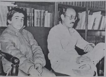 Homenaje a Alberto Ruiz Díaz - Víctor Cedrón y Alberto Ruíz Díaz. Foto: La Voz del Pueblo
