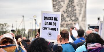 Movilización del SEP. (Foto archivo)