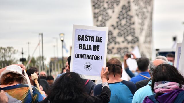 Movilización del SEP. (Foto archivo)