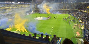 La Bombonera. Fuente: Twitter @cam_bocajuniors